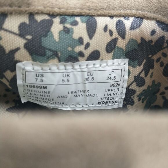 Timberland Earthkeepers Navali Lace Platform SZ 7.5 Womens Boots Taupe 18699 - Picture 7 of 10